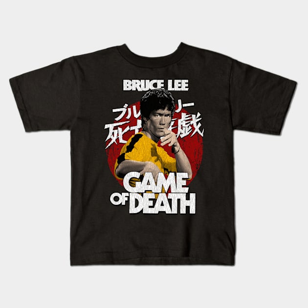 Movie Bruce Jeet Kune Do Bruce Dragon Legend Kids T-Shirt by Garmentcrooks